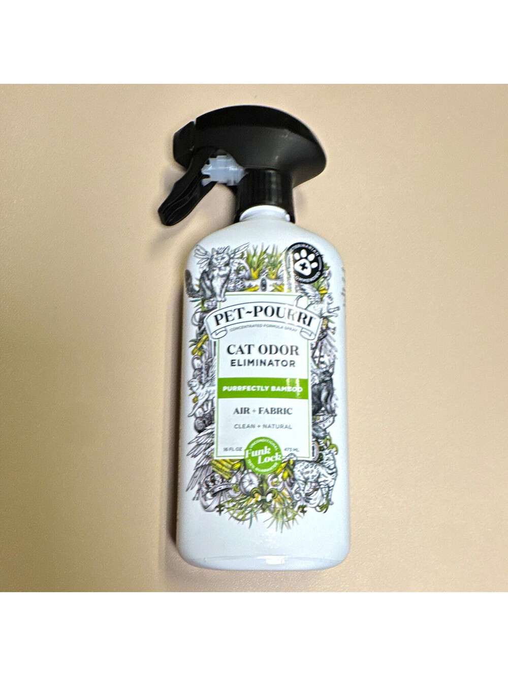 Pet-Pourri Cat Odor Eliminator Odor PURRFECTLY BAMBOO Air + Fabric